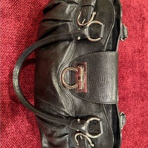 Black Leather Handbag